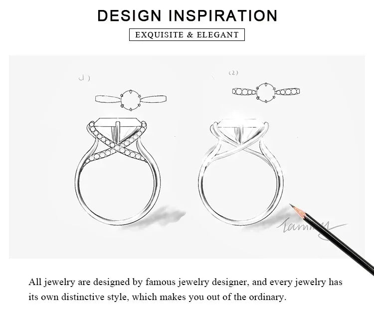 Starlight Round Moissanite Sterling Silver Ring