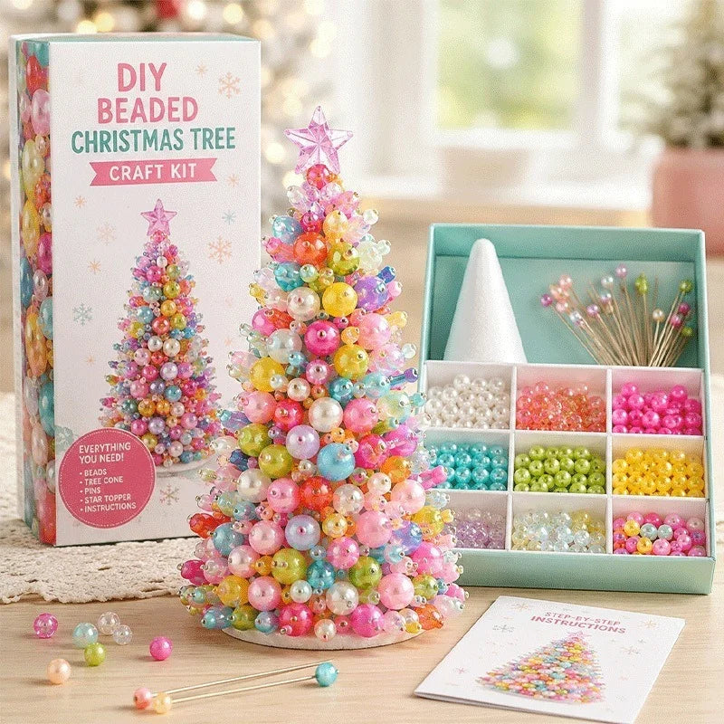 DIY Beaded Holiday Tree Kit | Christmas & Halloween Styles