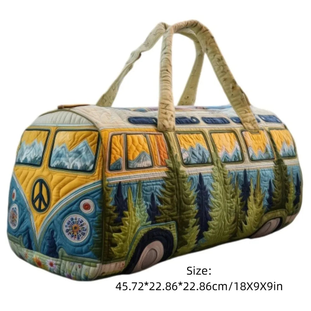 VW Bus Quilted Duffle Bag | 8 Designs