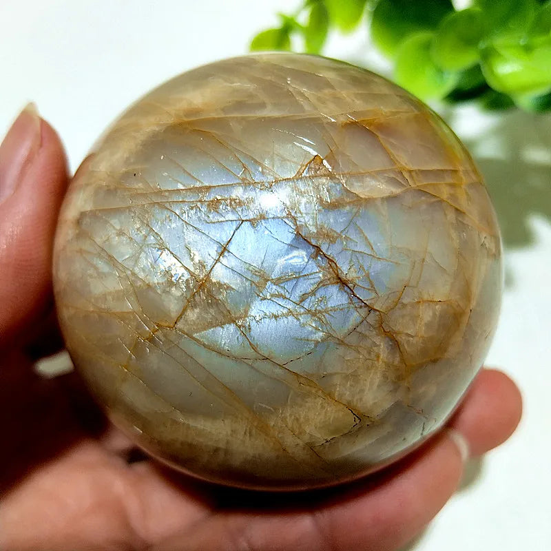 Druzy Agate Crystal Sphere – Natural Geode Décor