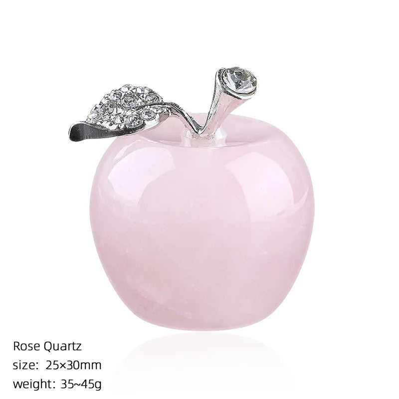 Mini Decorative Stone Apple Figurine | 30 mm