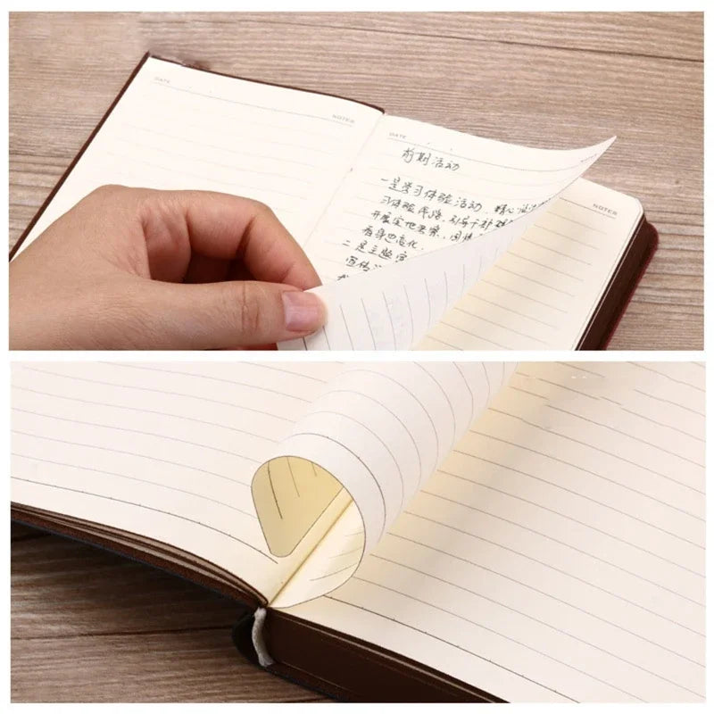 Vintage Leather Pocket Journal | Diary & Manifestation Notebook