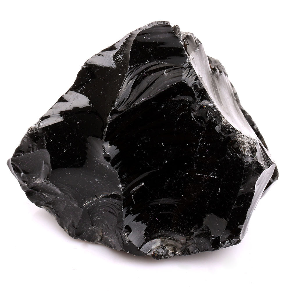 Raw Black Obsidian | Rough Stone Specimens
