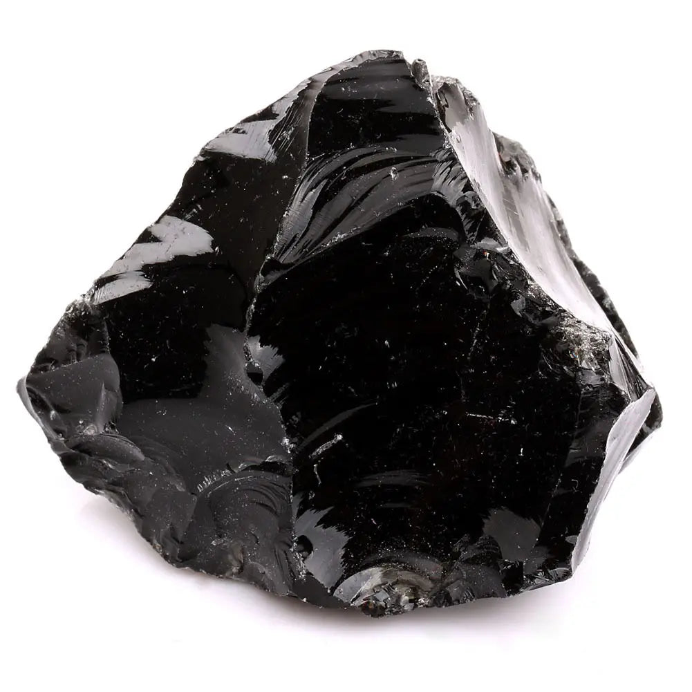Raw Black Obsidian | Rough Stone Specimens