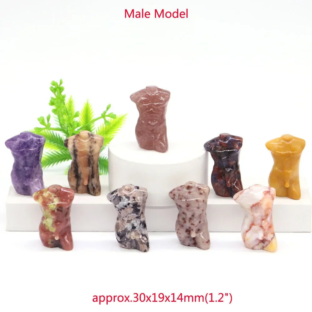 Mini Carved Figurine Collection | Assorted Materials • 1–20 Pieces