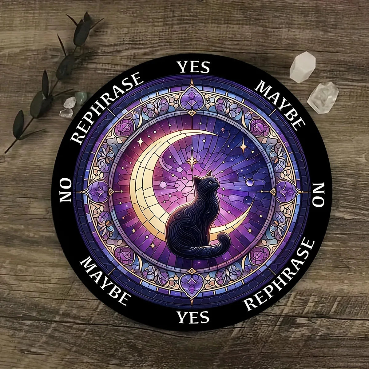 Black Cat Moon Pendulum Board
