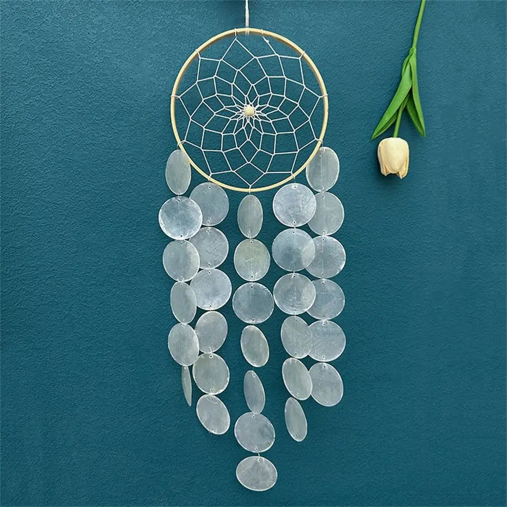 Seashell Wind Chime | Coastal Boho Hanging Decor