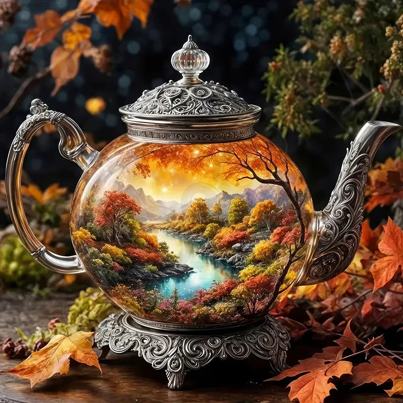 Scenic Diamond Painting Kit | Full-Drill Round Diamonds