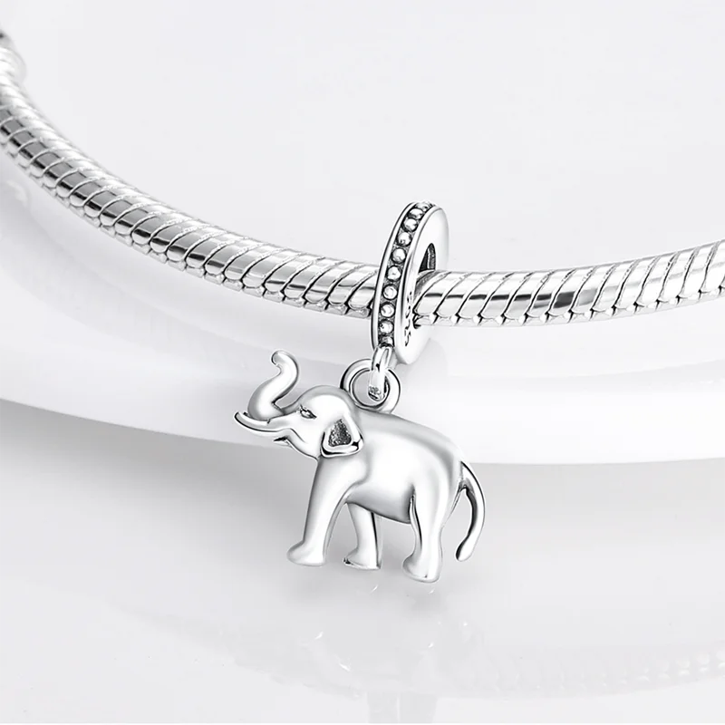 925 Sterling Silver Charm Holder Set – Bag Charm & Key Ring for DIY Jewelry