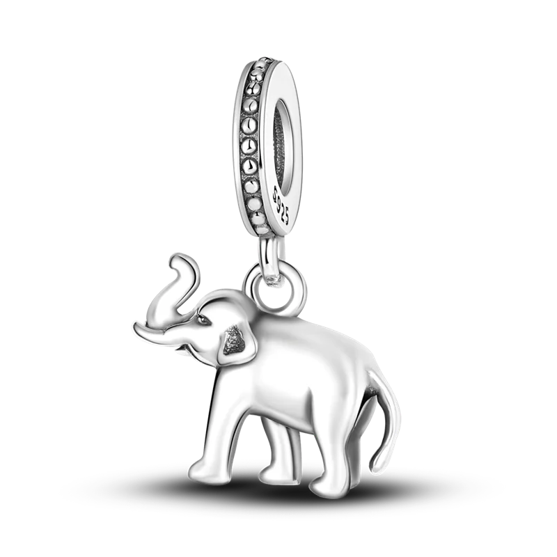 925 Sterling Silver Animal & Floral Charms for Bracelets – Cat, Sunflower & More