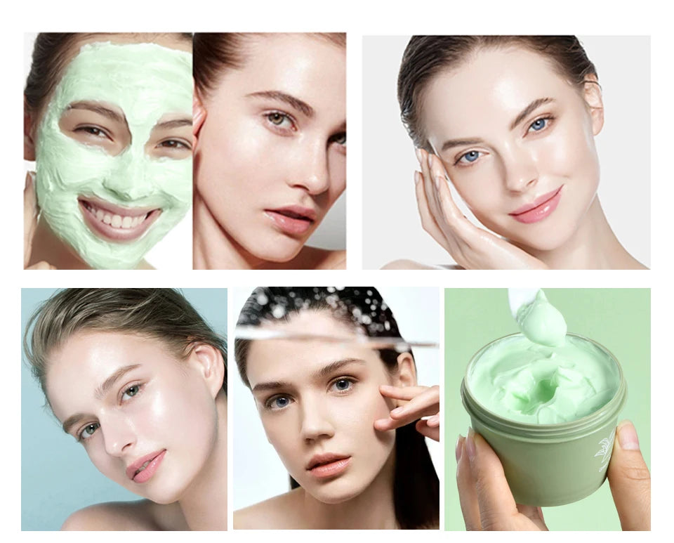 Green Tea Clay Mud Mask – 100g | Deep Cleansing & Pore Refining