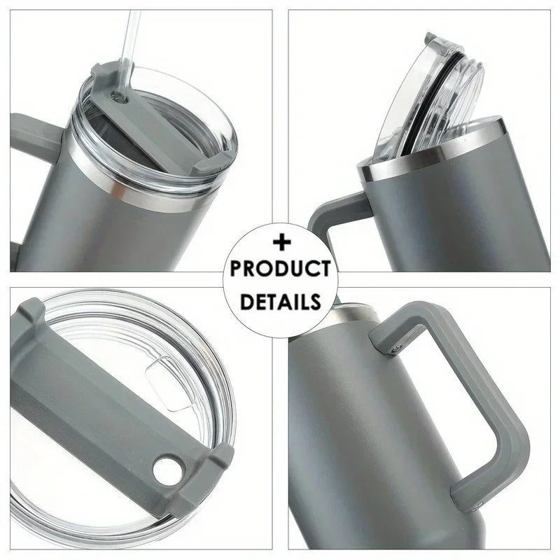 Wild Sip 40 oz Insulated Tumbler with Handle & Straw