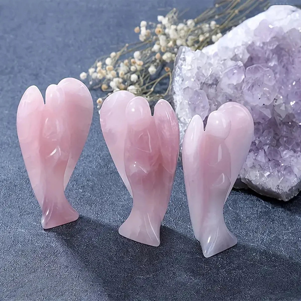 Mini Angel Figurine | 1-Inch Decorative Carving