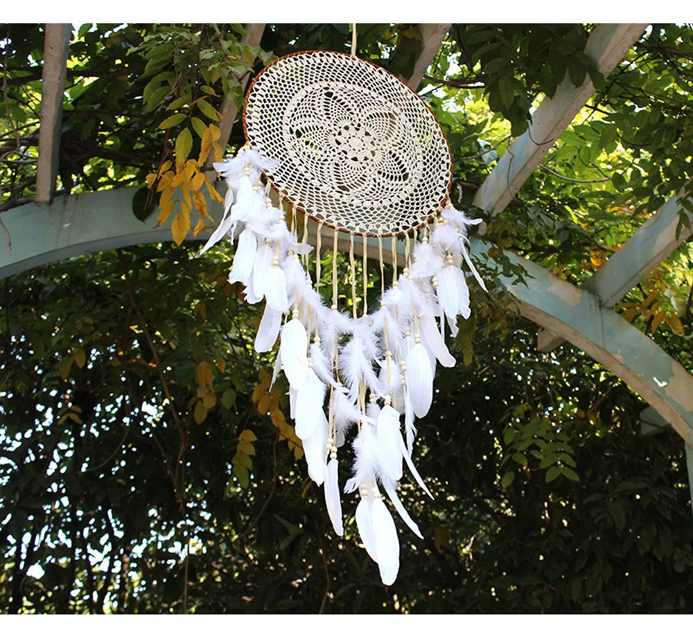 Feather & Reverie Large Boho Dreamcatcher