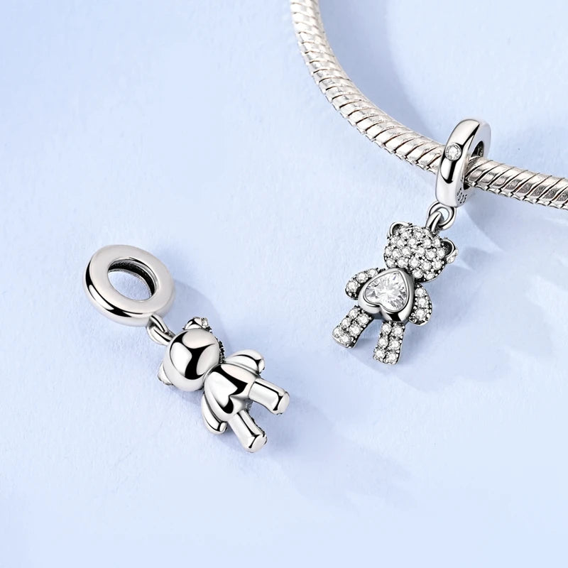 925 Sterling Silver Character Charms – Bracelet Pendants for Women