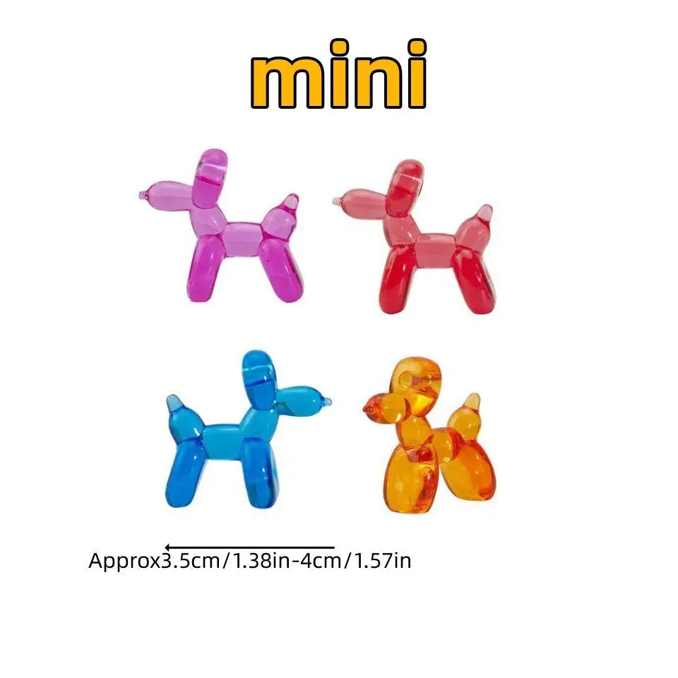 Mini Balloon Dog Ornaments | 50-Piece Mixed-Color Set