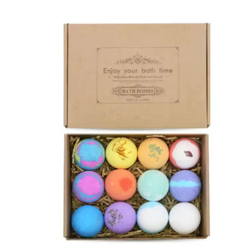 Essential Oil Bath Bomb Set — Relaxing Spa Gift Kit