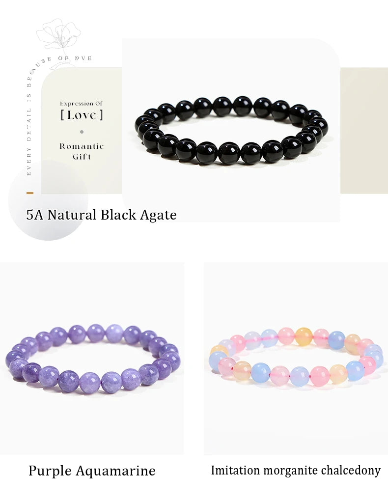 Natural Stone Reiki Healing Bracelets