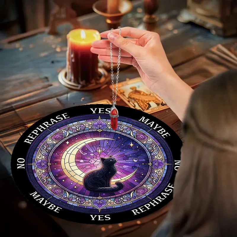 Black Cat Moon Pendulum Board