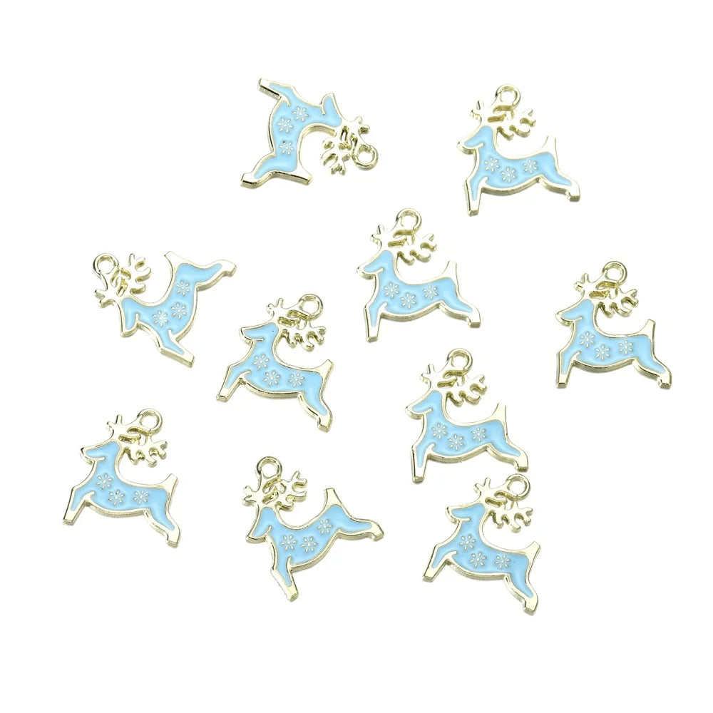 Mixed Colorful Enamel Charms – 10pcs DIY Bracelet & Necklace Pendants