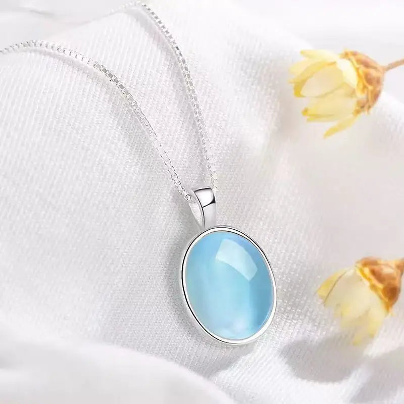 925 Sterling Silver Water Drop Necklace
