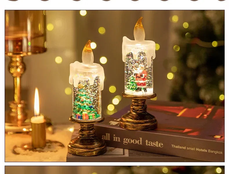 Christmas Candle-Style Lantern | 4 Festive Designs