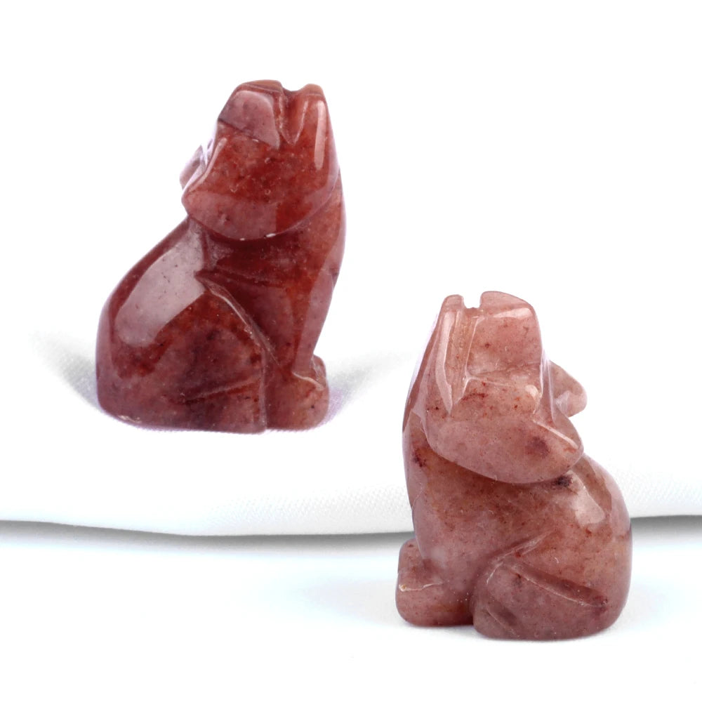 Mini Carved Dog Figurine | Tiny Puppy Keepsake