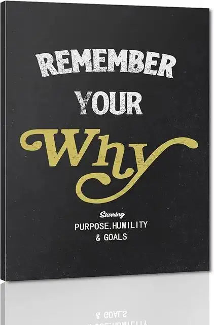 Inspirational Success Quotes Canvas Wall Art | Motivational Home Decor