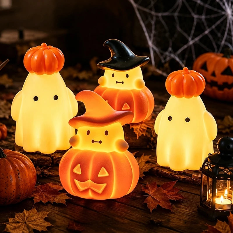 Cute Pumpkin & Ghost Halloween Decor