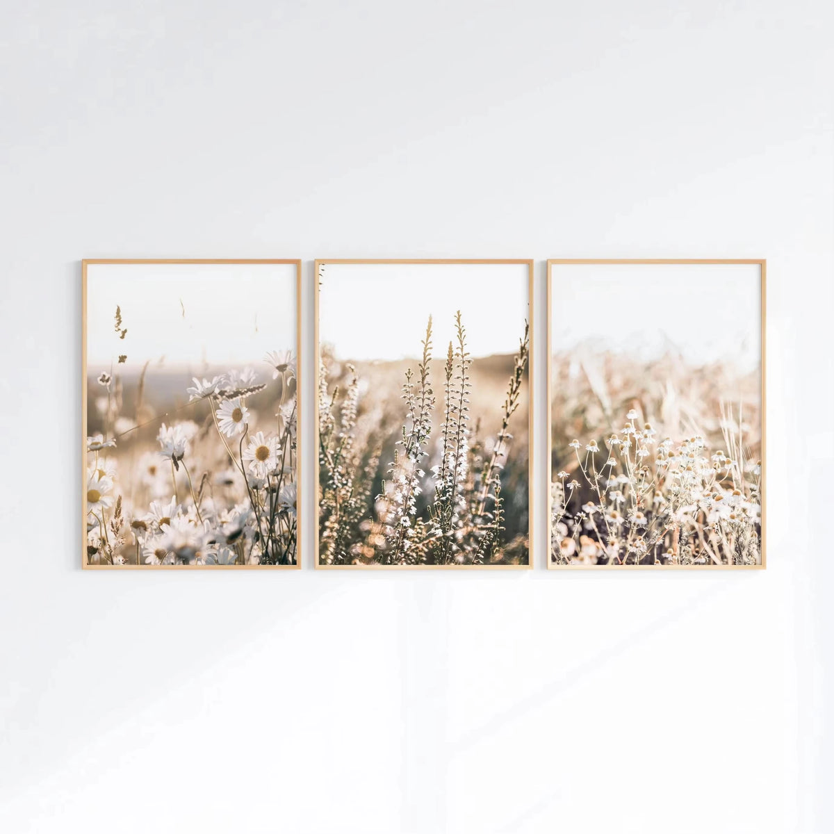 Muted Wildflower Photography Print | Neutral Botanical Wall Art