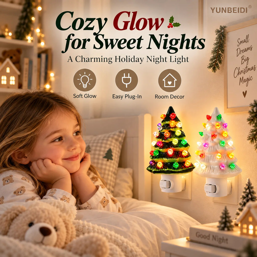 Plug-In Christmas Tree Night Light