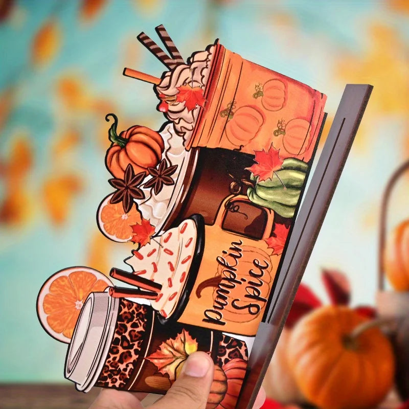 Pumpkin Spice & Everything Nice | Autumn Tabletop Sign