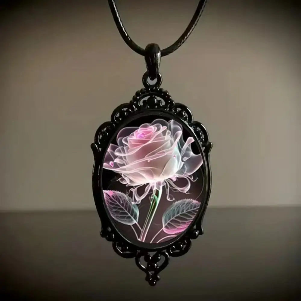 Gothic Sun & Moon Witch Necklace | Vintage Cameo Punk Charm | Witchy Jewelry Gift
