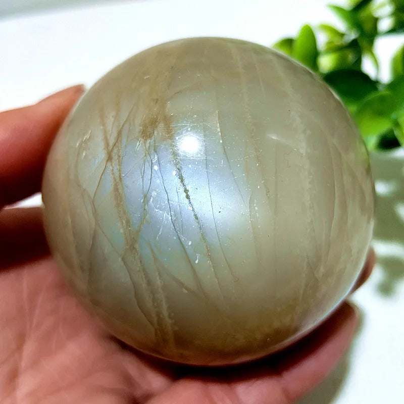 Druzy Agate Crystal Sphere – Natural Geode Décor