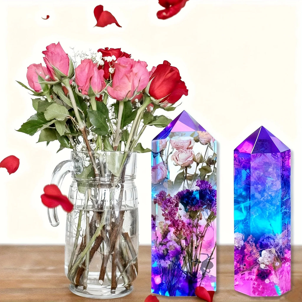 Crystal Tower Resin Mold Set — DIY Home Décor & Gift Making