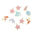Mixed Colorful Enamel Charms – 10pcs DIY Bracelet & Necklace Pendants
