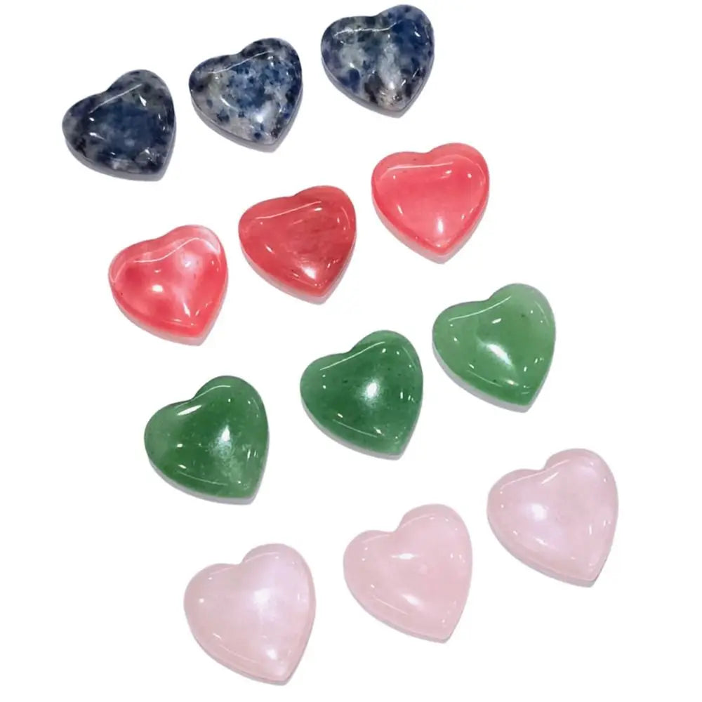 Heart-Shaped Crystal Stone | 20mm Polished Gemstone | Pocket Crystal Gift