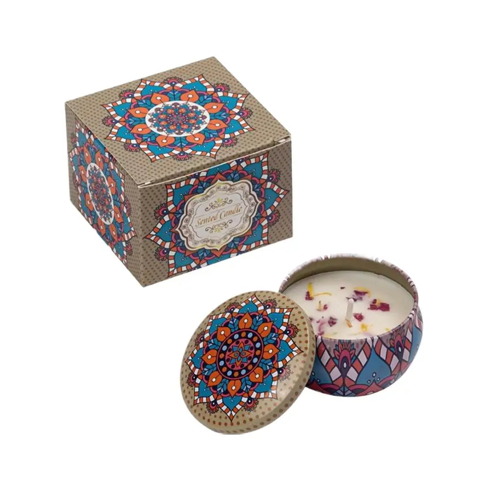 Dried Flower Scented Candles for Aromatherapy