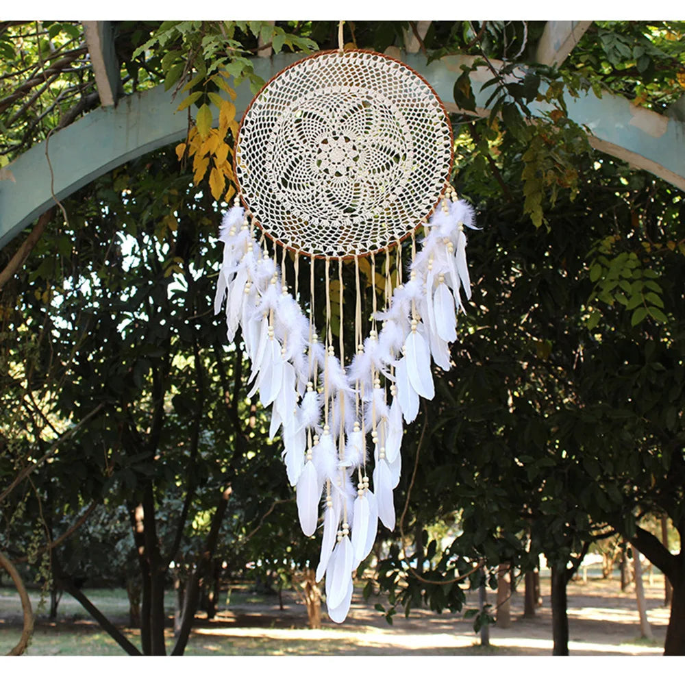 Feather & Reverie Large Boho Dreamcatcher