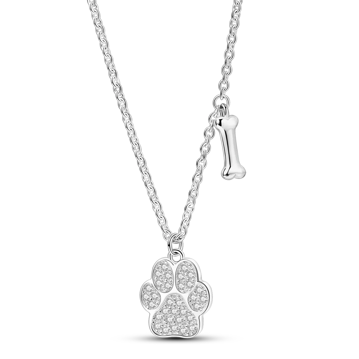 925 Sterling Silver Crystal Pendant Necklace — Minimalist Spiritual Jewelry