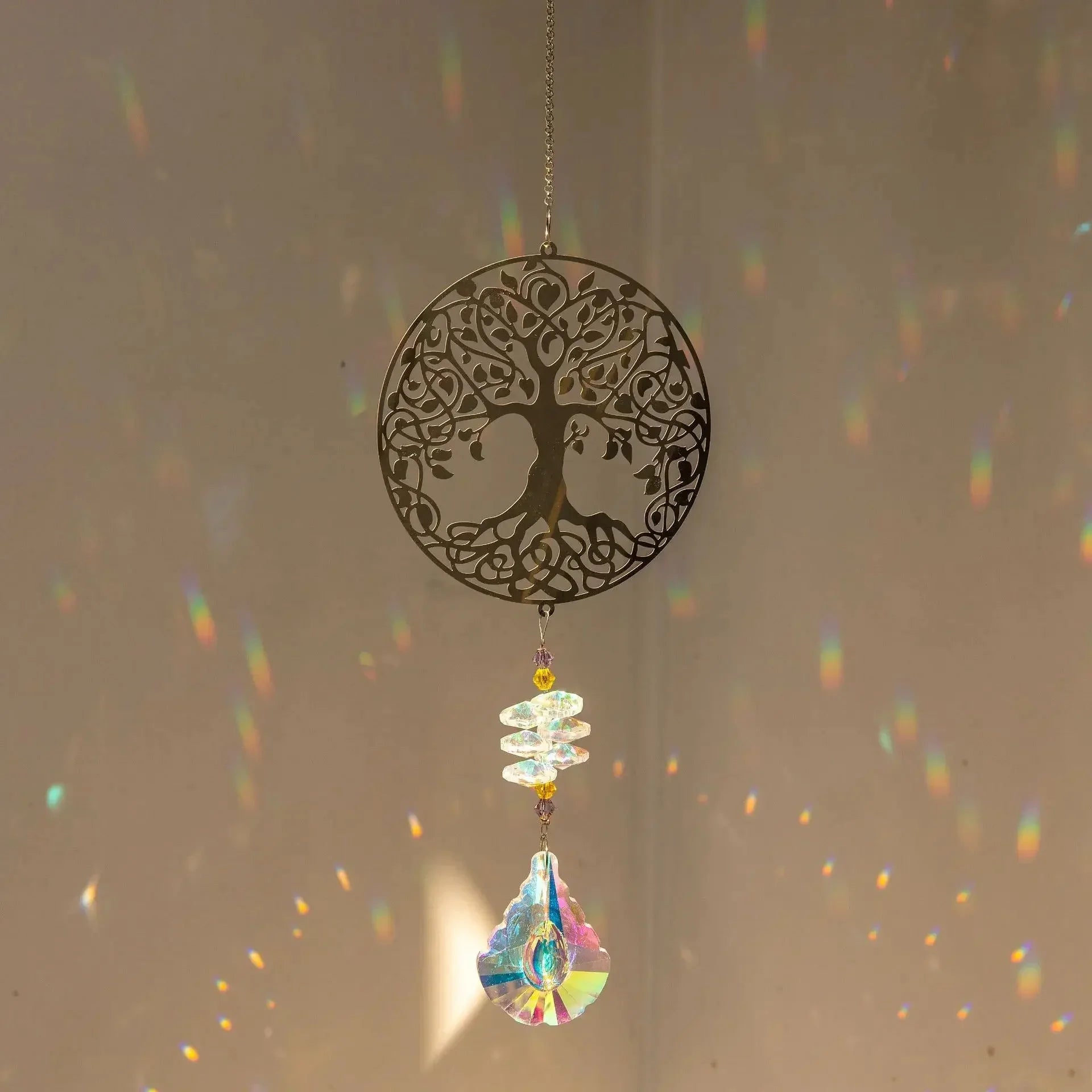 Crystal Prism Suncatcher — Nature Collection