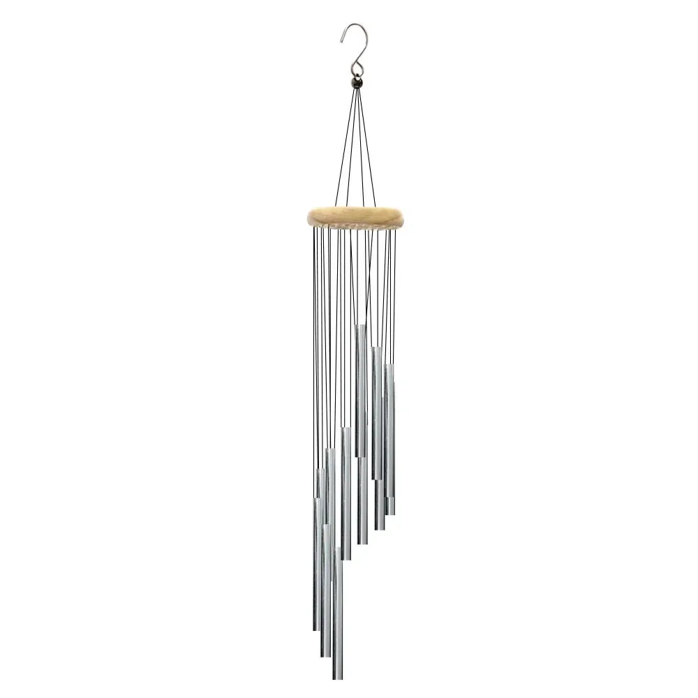 12-Tube Aluminum Wind Chimes — Boho Garden & Patio Decor