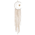 Bohemian Hand-Woven Dream Catcher | Owl, Moon & Star Wall Decor