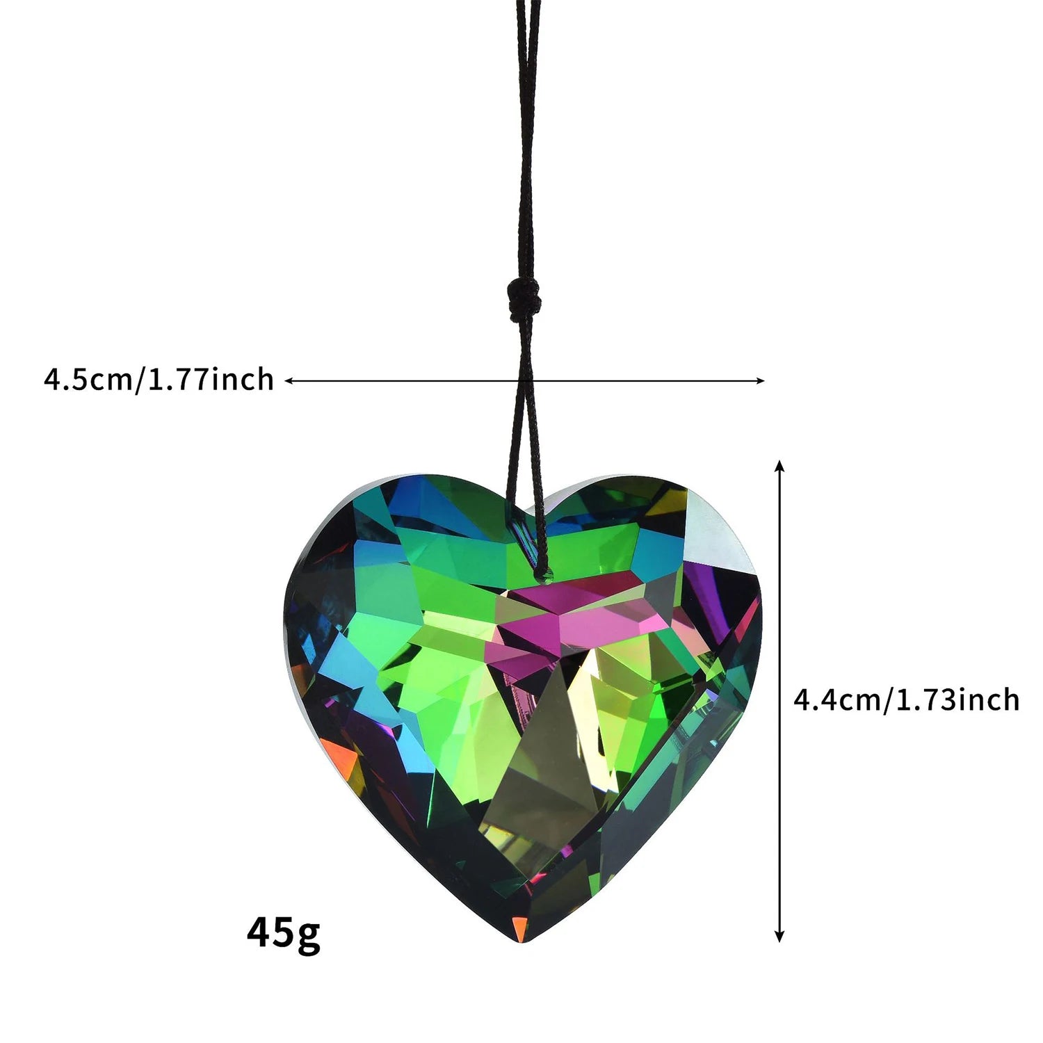 Heart Crystal Prism Suncatcher