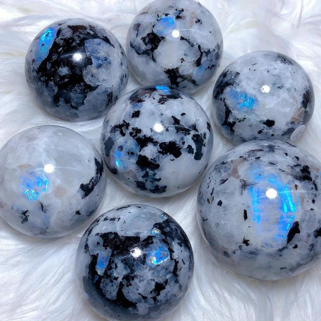 Natural Moonstone Crystal Sphere | Ethereal Glow · Intuition & Divine Feminine Energy