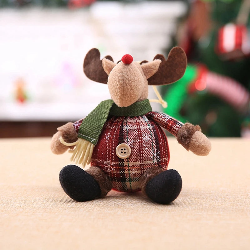 Cozy Plaid Christmas Characters | Singles or 3-Piece Set