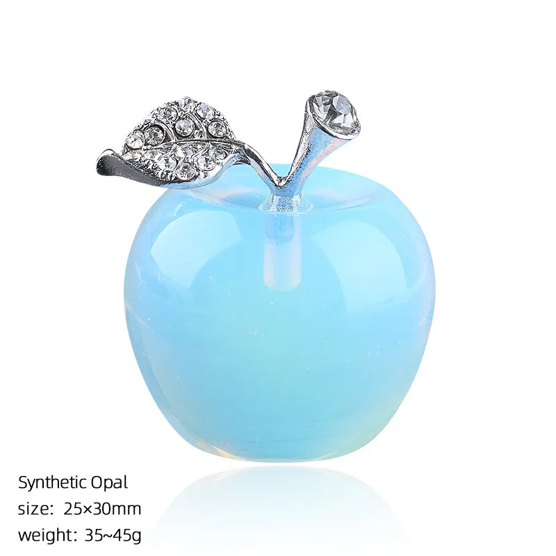 Mini Decorative Stone Apple Figurine | 30 mm