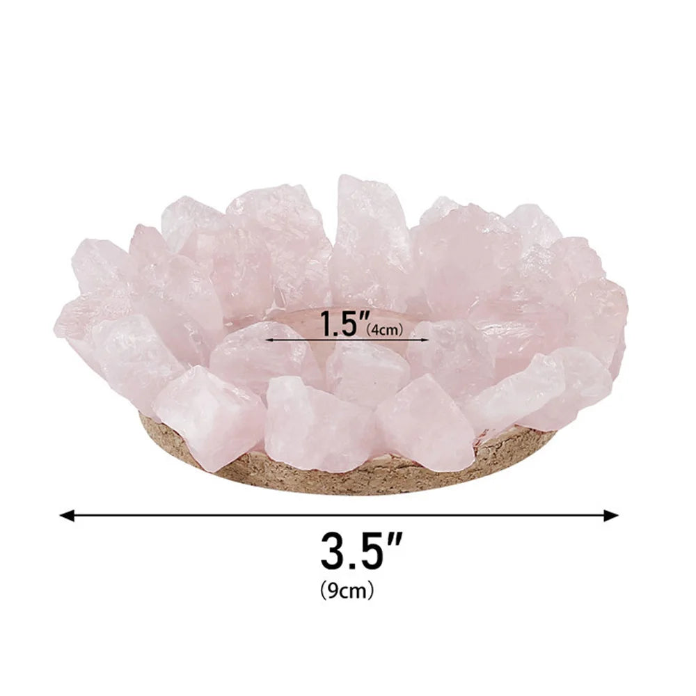 Handmade Crystal Candle Holder for Reiki Healing