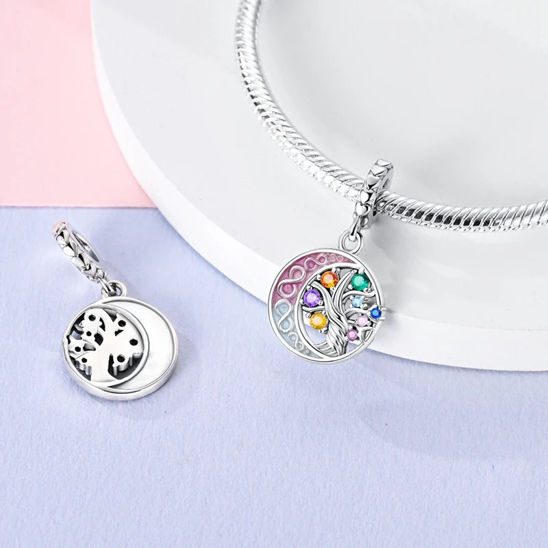 925 Sterling Silver Animal & Floral Charms for Bracelets – Cat, Sunflower & More
