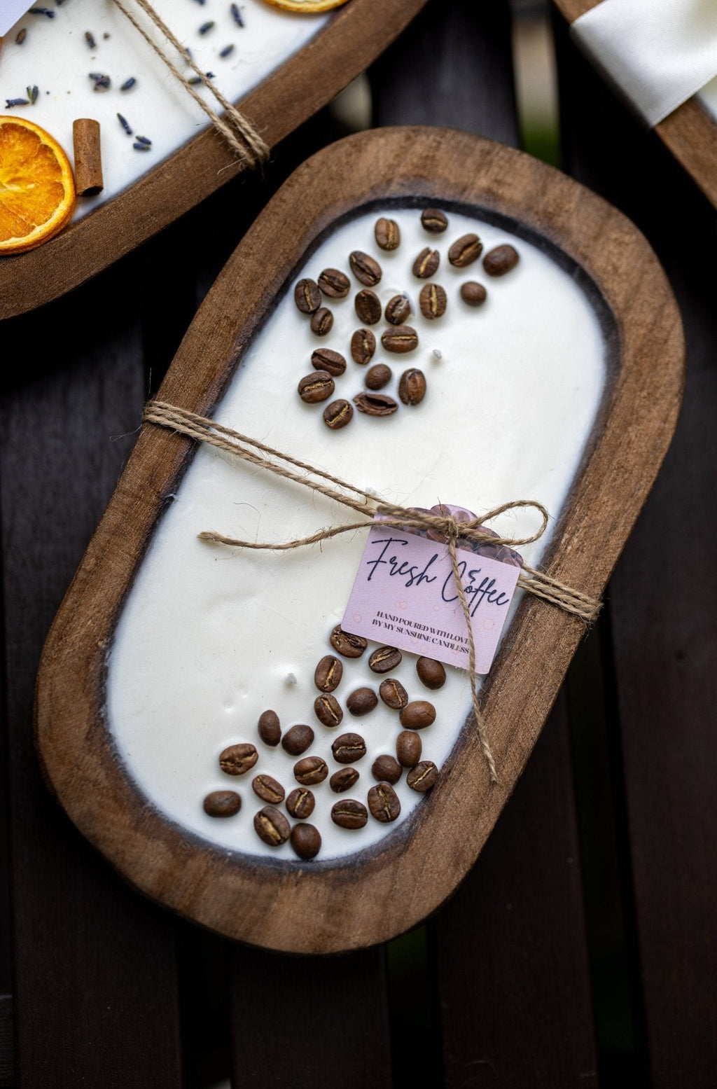 Coffee Soy Dough Bowl Candle